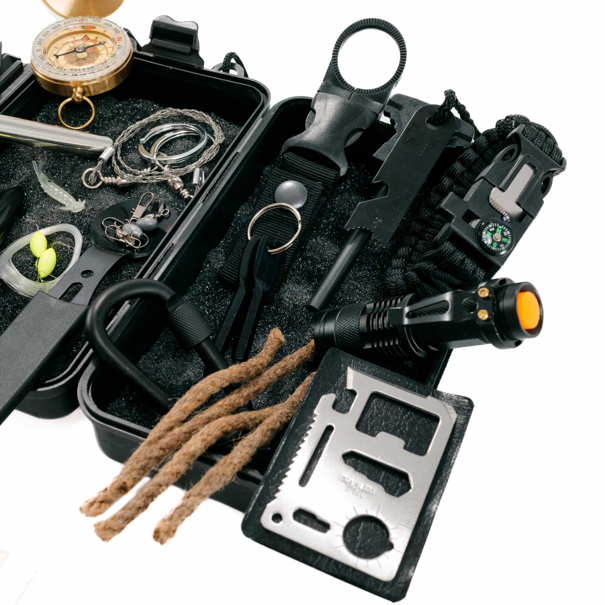 Survival Frog SURVIVAL KIT EDC Survival Bundle EDC Survival Bundle - Compact Emergency Kit with 21 Survival Tools