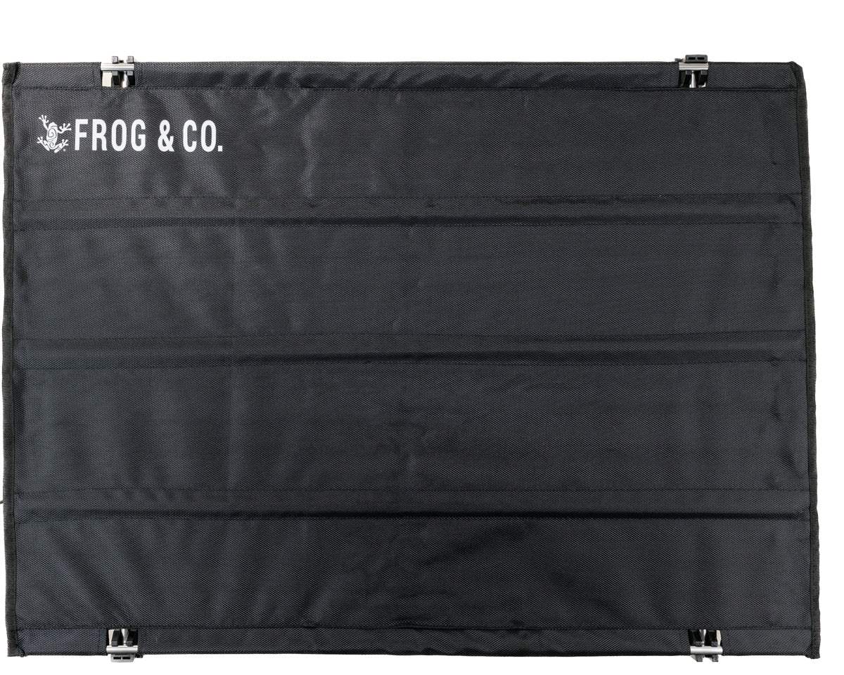 Foldable camping table by FROG & CO with lightweight, durable design and carrying case for easy outdoor use