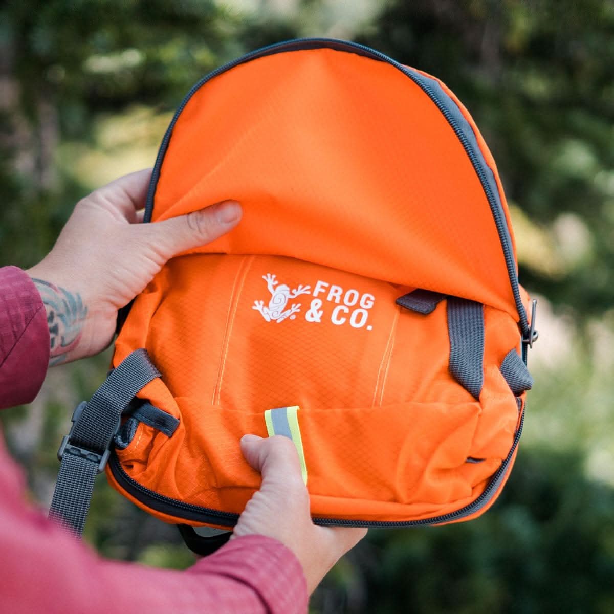 Survival Frog SURVIVAL KIT Pocket Backpack Pocket Backpack - Lightweight Foldable Waterproof Daypack