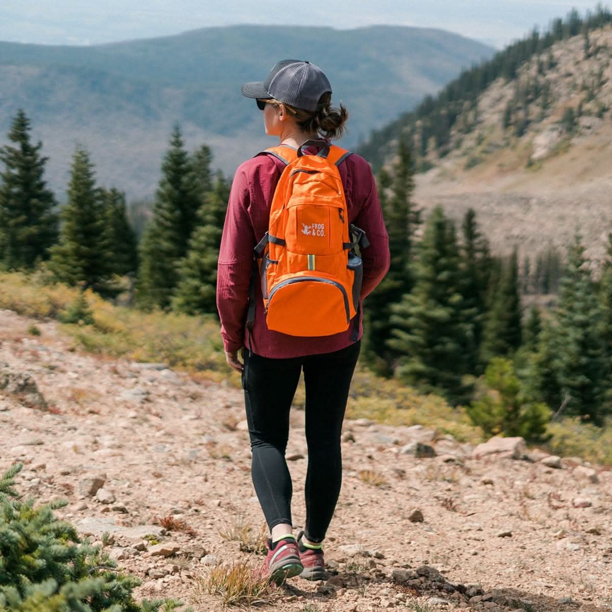 Survival Frog SURVIVAL KIT Pocket Backpack Pocket Backpack - Lightweight Foldable Waterproof Daypack