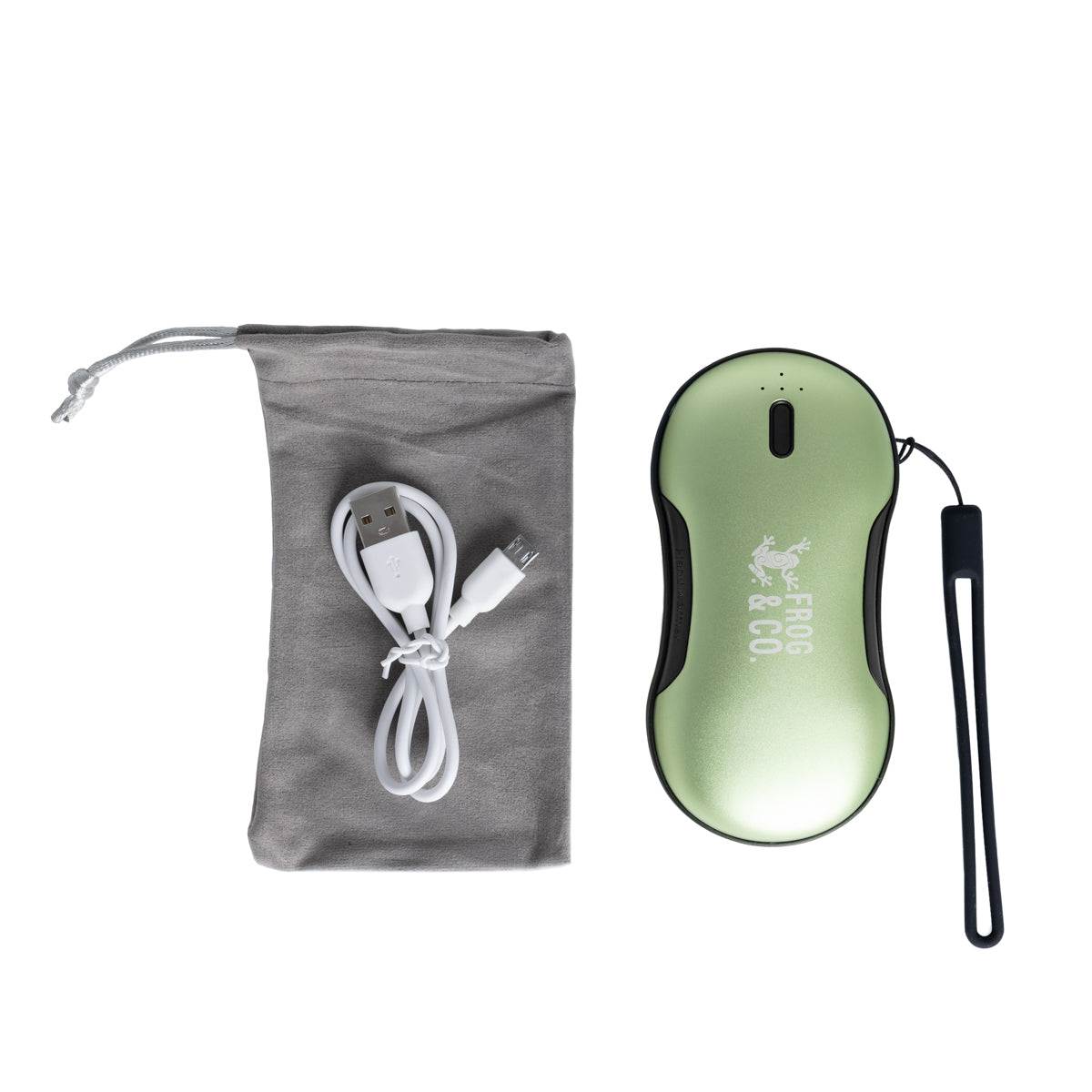 QuickHeat Rechargeable HandWarmer Pro with sleek design and 3 heat settings