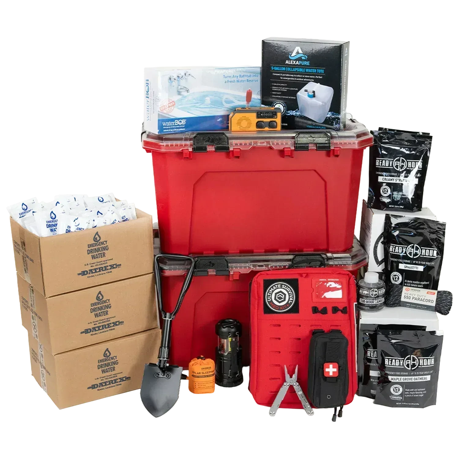 Emerge Survival Shelter In Place Kit | 2-Week Family Emergency Preparedness System Emerge Survival Shelter: Two Weeks of Home Readiness for Your Family