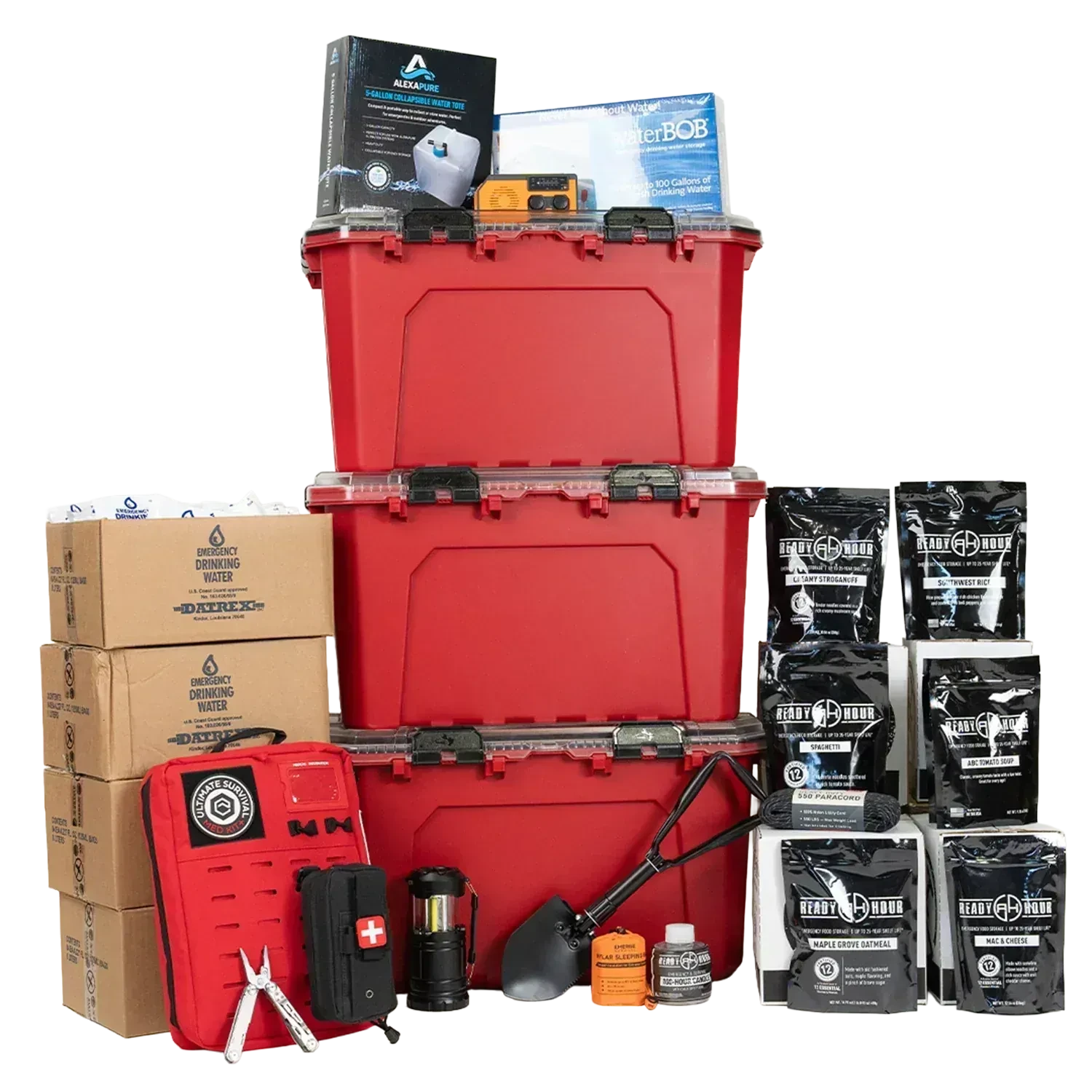 Emerge Survival Shelter In Place Kit | 2-Week Family Emergency Preparedness System Emerge Survival Shelter: Two Weeks of Home Readiness for Your Family