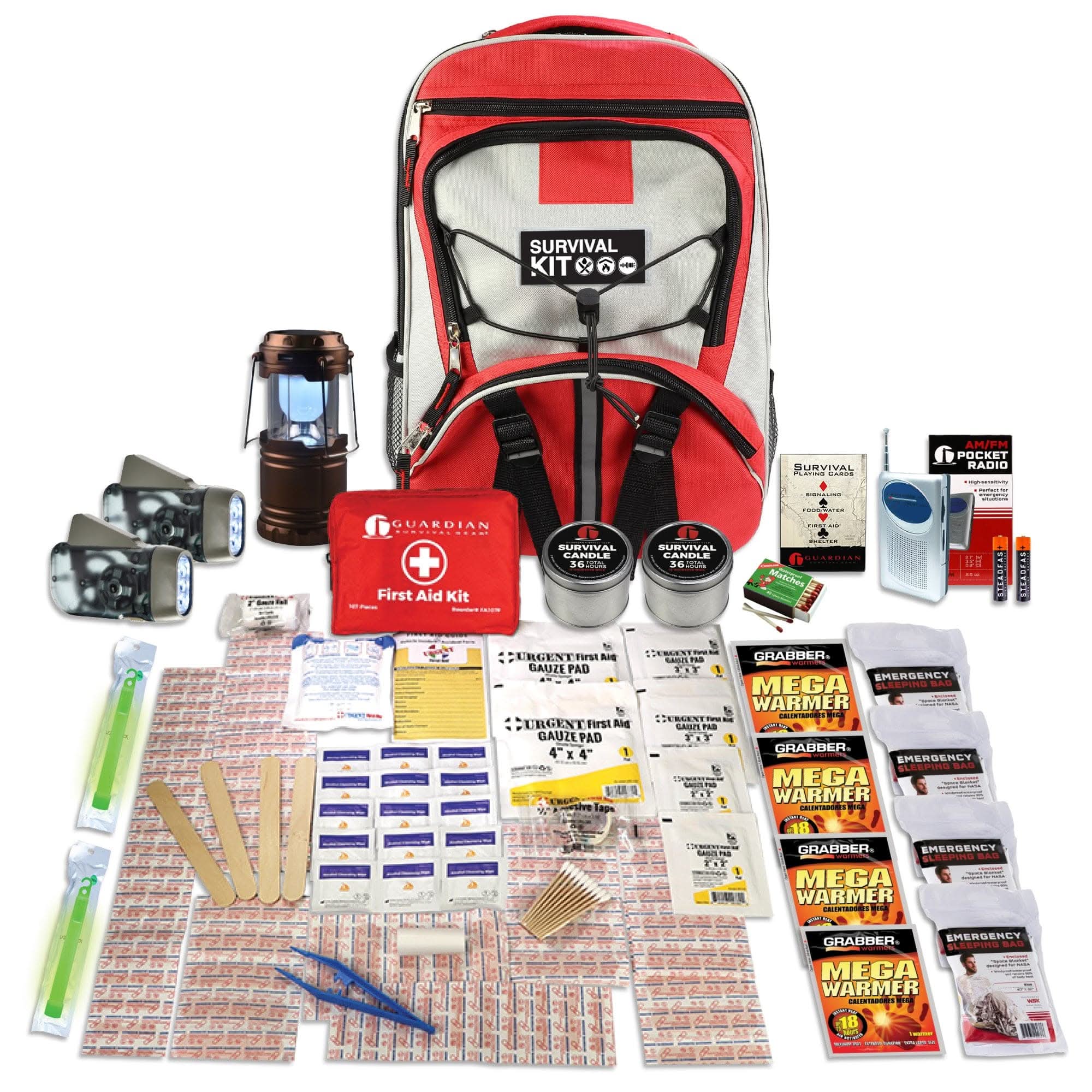 quakekits.com Specialized Kits Family Blackout Kit | Emergency Light, Warmth & First Aid Family Blackout Kit | Emergency Light, Warmth & First Aid