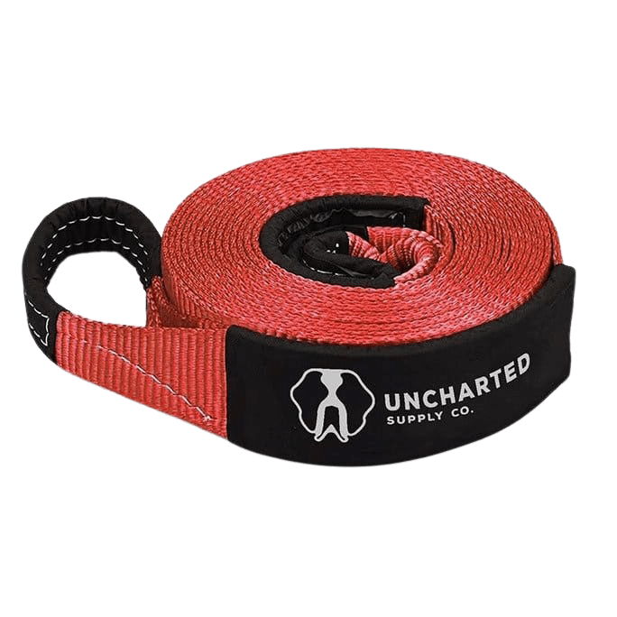 Uncharted Supply Company Survival Gear The Extractor - Tow Strap Tow Strap - Heavy-Duty, Safe and Reliable Off-Road Recovery Gear