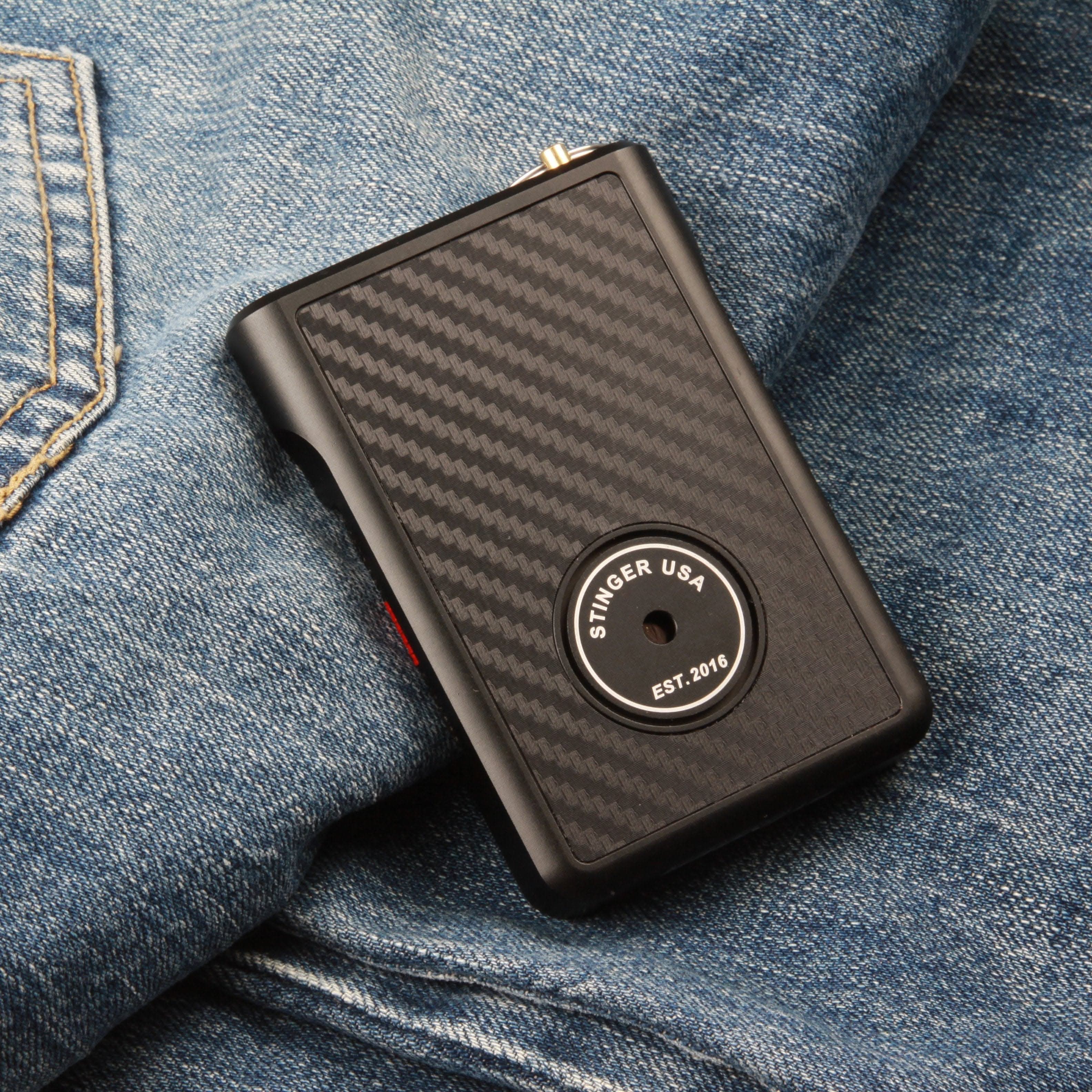 Stinger Survival Tools Emergency Escape Tool Safety Wallet With Personal Alarm Multi Functional Tool (Black Carbon Fiber) Safety Wallet w/ Personal Alarm - Carbon Fiber | Stinger