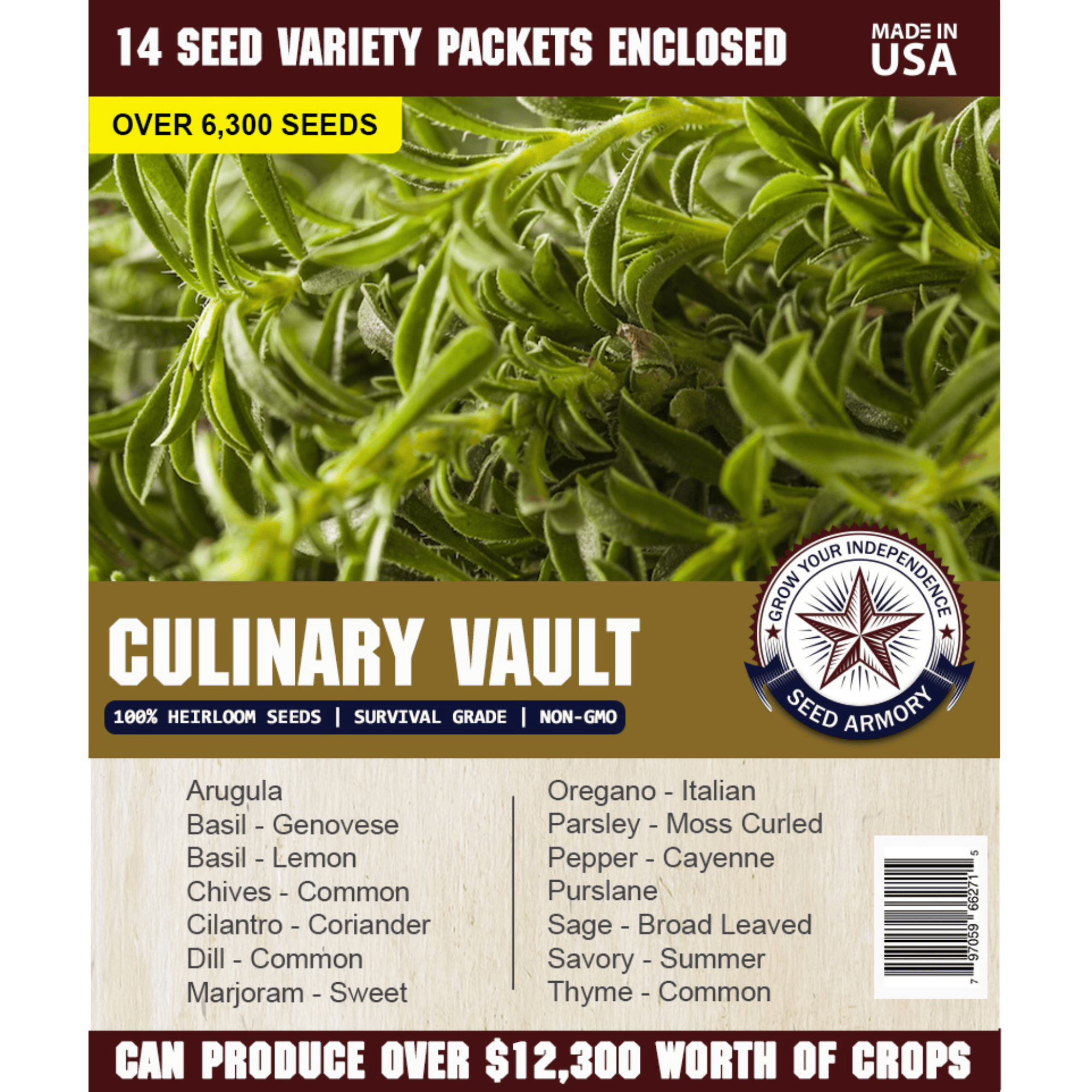 Seed Armory Survival Vaults Survival Seed Vault Super Kit - 77 Varieties Survival Seed Vault Super Kit - 77 Varieties | Seed Armory