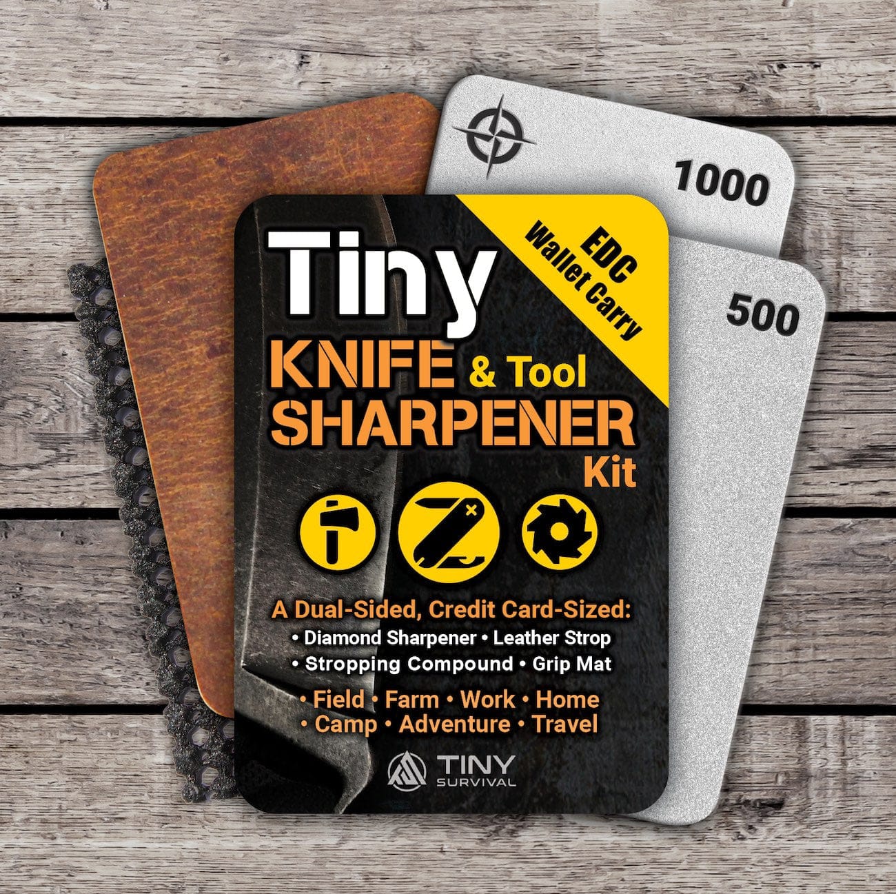 Ultimate Survival Tips Survival Tool Tiny Knife Sharpener Kit - EDC Tiny Knife Sharpener Kit - EDC | UST