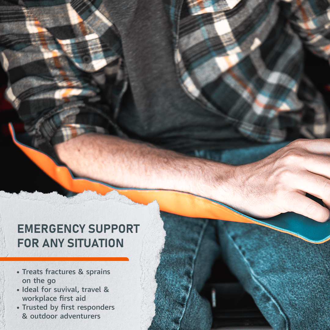 Emerge Survival Adjustable Splint Adjustable Splint - Fast, Firm Support for Fractures & Sprains
