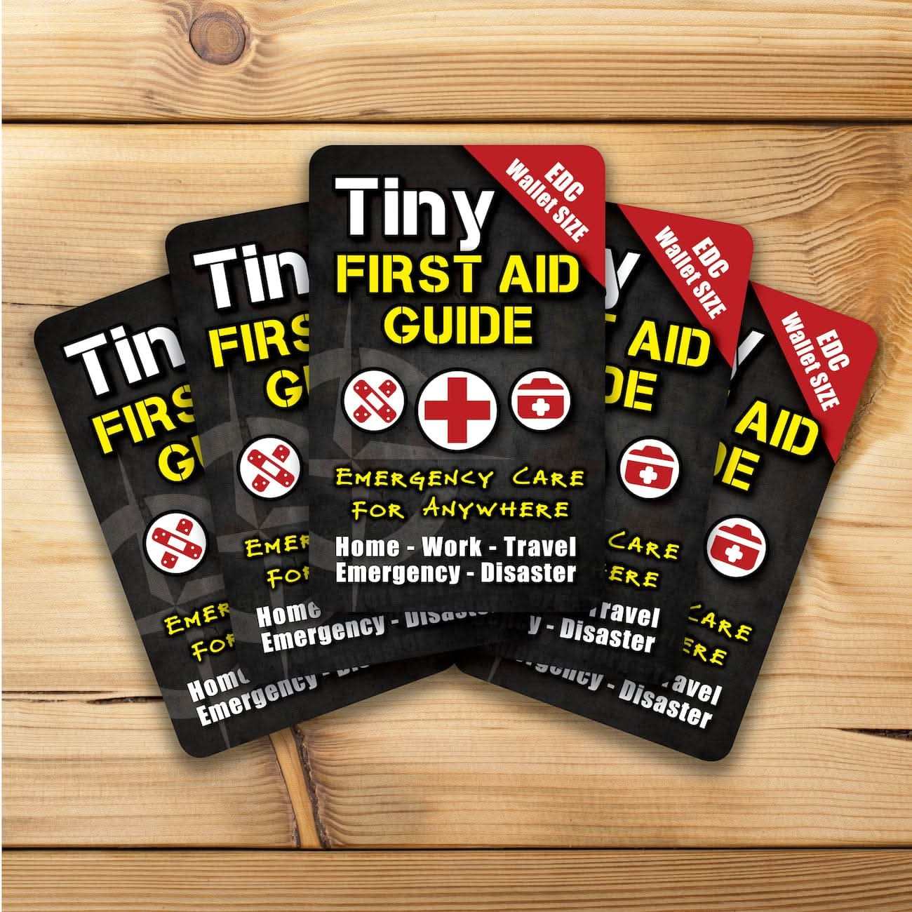 Ultimate Survival Tips Tiny Survival Guide Tiny First Aid Guide Tiny First Aid Guide - Pocket Waterproof Reference | UST