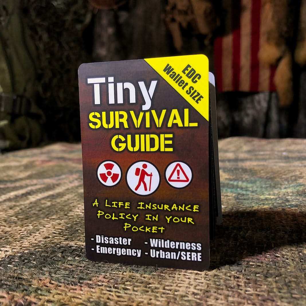 Ultimate Survival Tips Tiny Survival Guide Tiny Survival® Guide Tiny Survival Guide - Pocket Waterproof Reference | UST