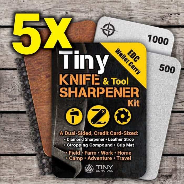 Ultimate Survival Tips Survival Tool Tiny Knife Sharpener Kit - EDC Tiny Knife Sharpener Kit - EDC | UST