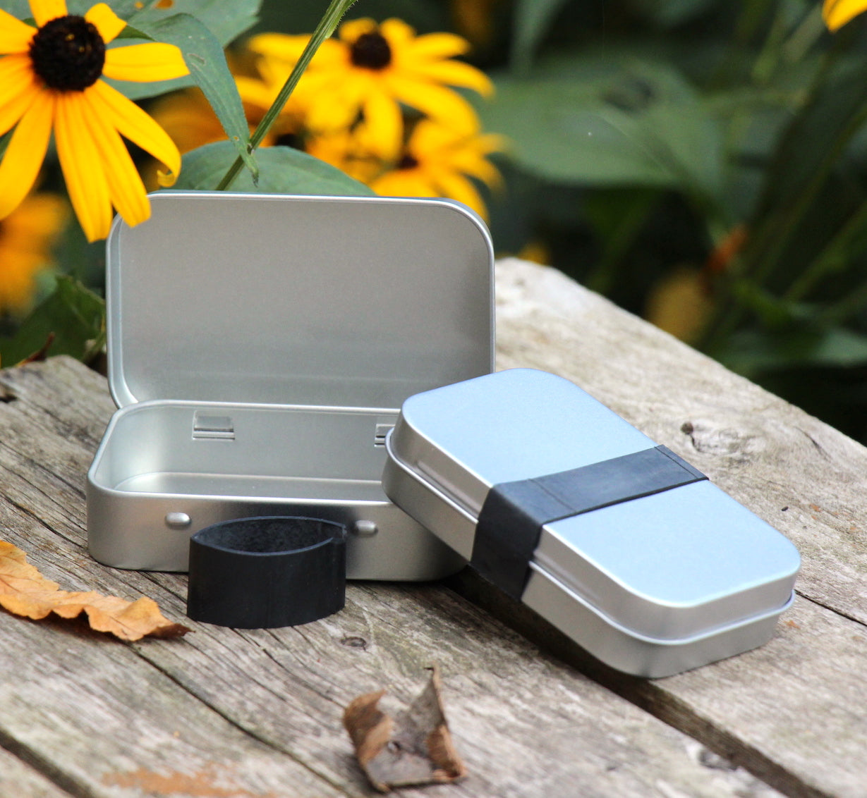 Tiny Survival Tin Kit: Rectangle - SMALL (7.4 c.i.)