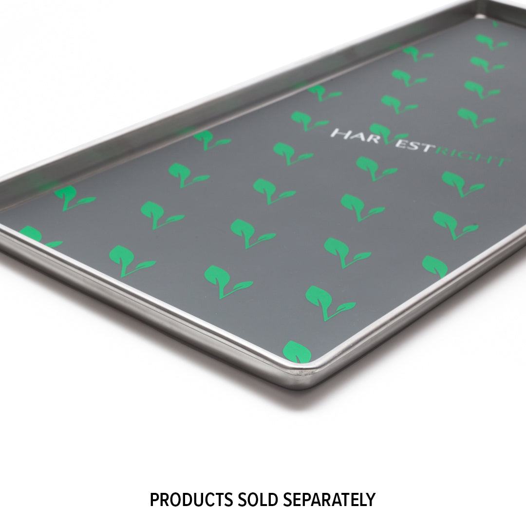Set of 6 large stainless steel freeze dryer trays, 9x20.5 inches