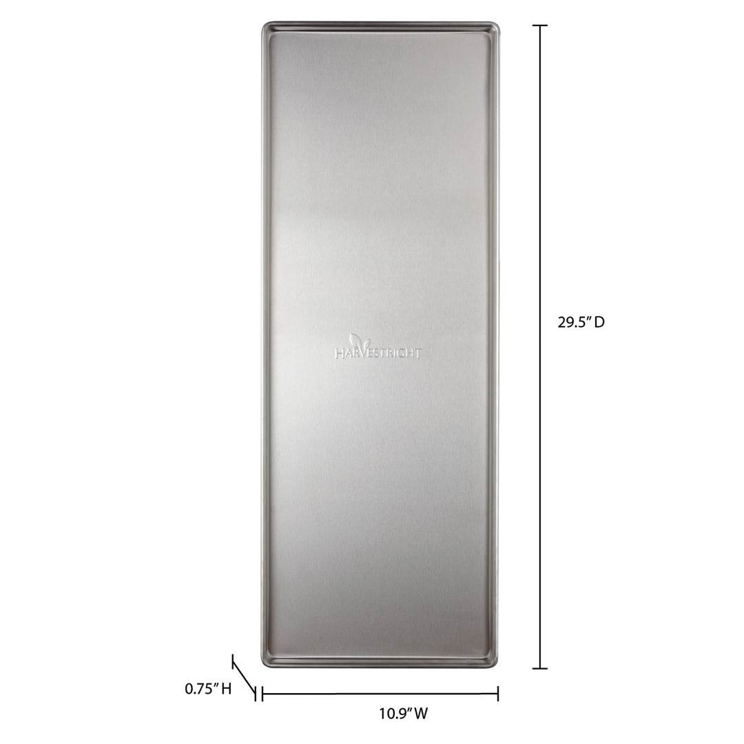 Set of seven stainless steel freeze dryer trays for Harvest Right X-Large model
