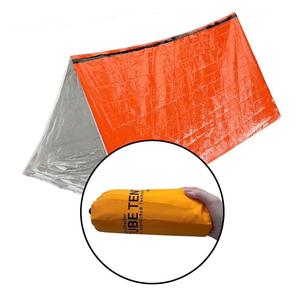 Survival Frog WARMTH & SHELTER Ready Shelter Tube Tent 3.0 Ready Shelter Tube Tent 3.0 - Compact Emergency Shelter for Outdoors