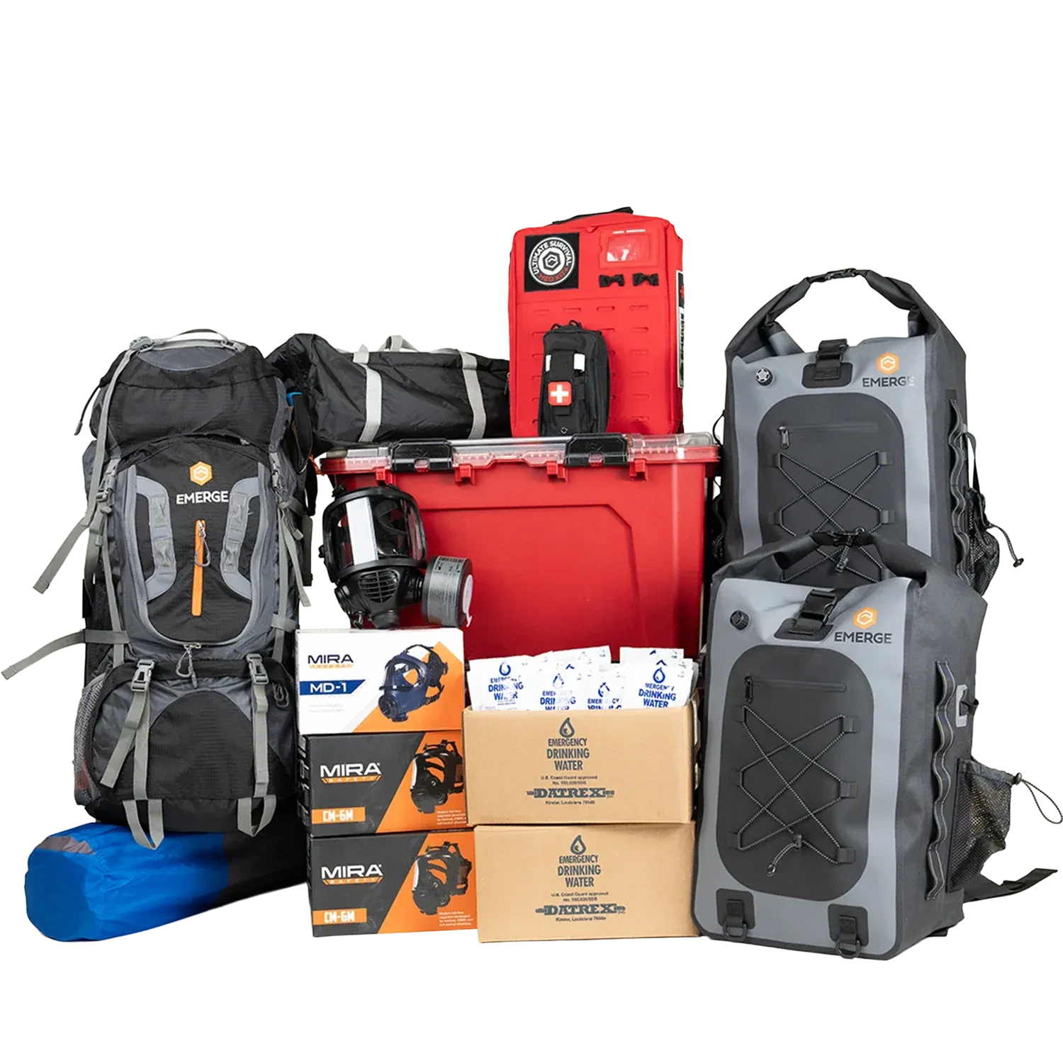 Emerge Survival Ultimate Survival Kit Ultimate Survival Kit - Complete Emergency Preparedness Gear