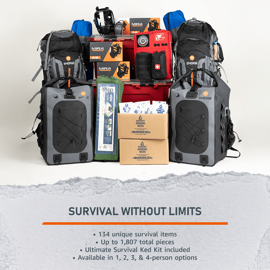 Emerge Survival Ultimate Survival Kit Ultimate Survival Kit - Complete Emergency Preparedness Gear