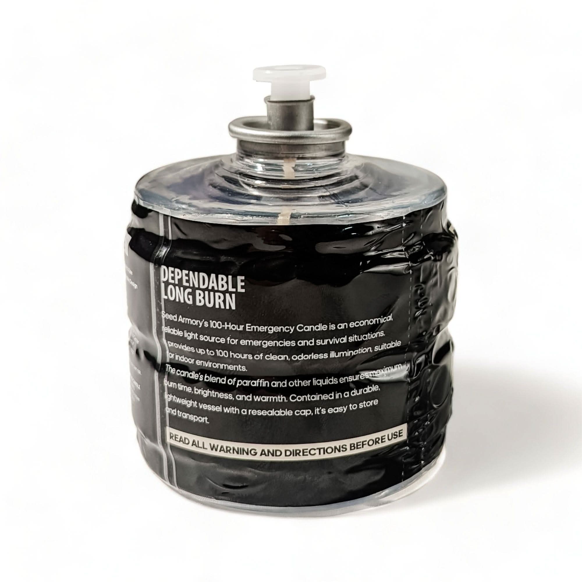 Seed Armory Emergency Supplies Smokeless Emergency Candles for Power Outages, Camping & Survival Kits Smokeless Emergency Candles for Power Outages & Survival