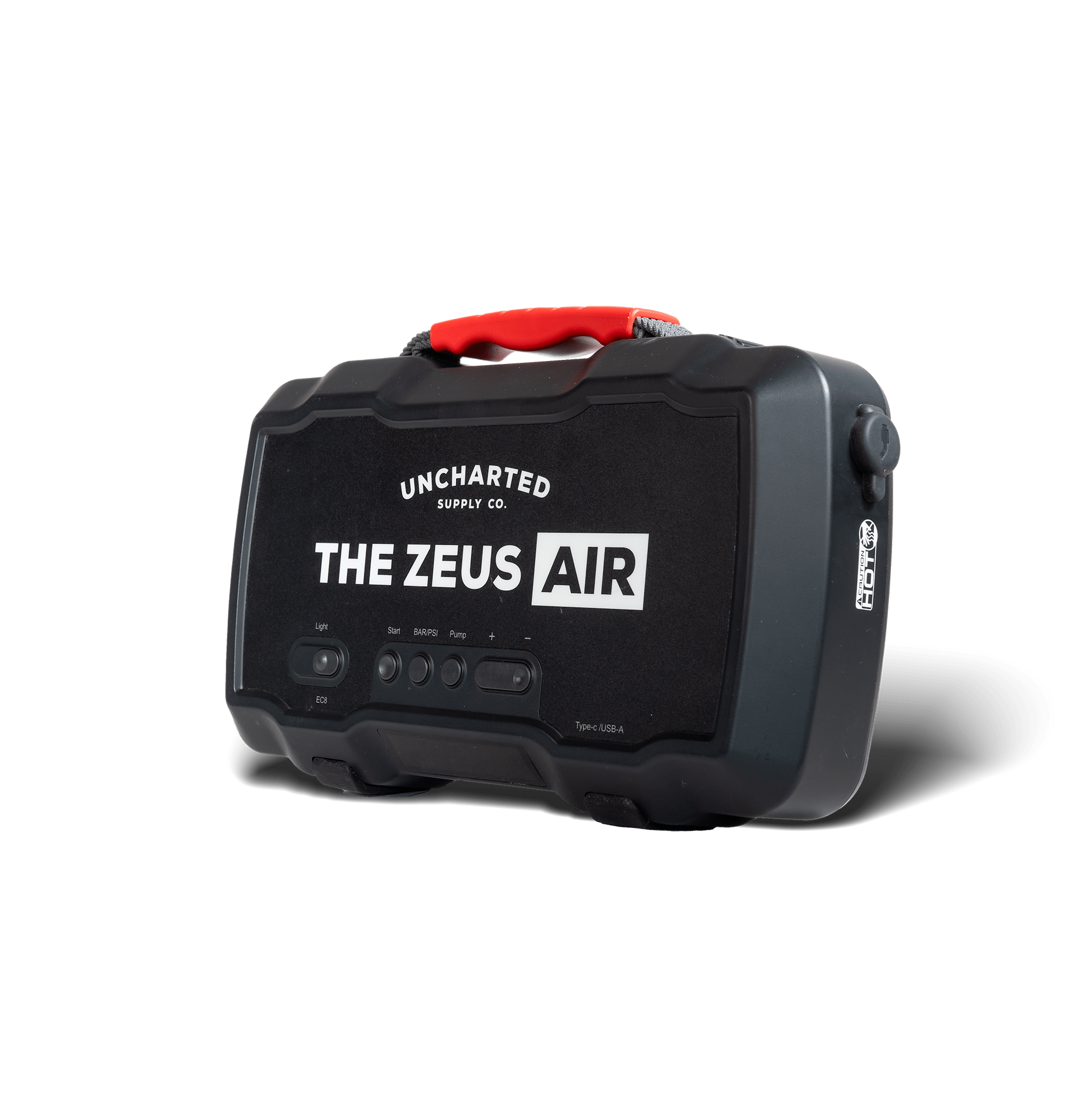 Uncharted Supply Company Auto The Zeus Air Jump Starter/Inflator Zeus Air Jump Starter - Compact All-in-One Emergency Power & Inflator