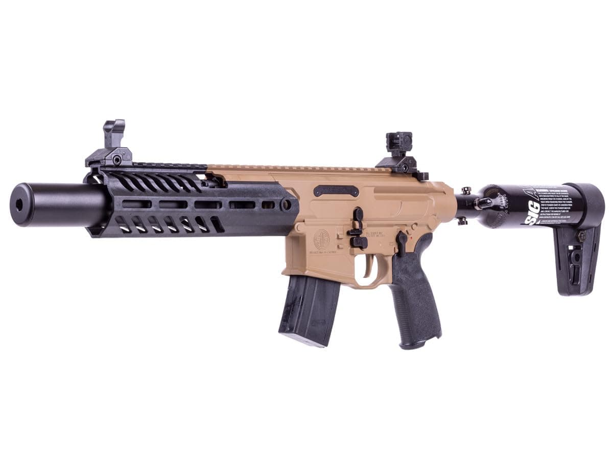 Sig Sauer Air Rifles Sig Sauer Airgun Mcx Canebrake .177Cal Pellet Pcp Two-Tone Fde/Black (AIR-MCX-Canebrake-PCP) Sig Sauer MCX Canebrake .177 PCP Air Rifle - FDE