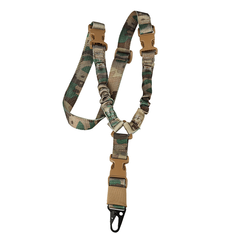 SHTF Prepper Club Rifle Sling Heavy Duty Tactical Single Point Rifle Sling with QD Buckle Heavy Duty Single Point Rifle Sling w/ QD Buckle