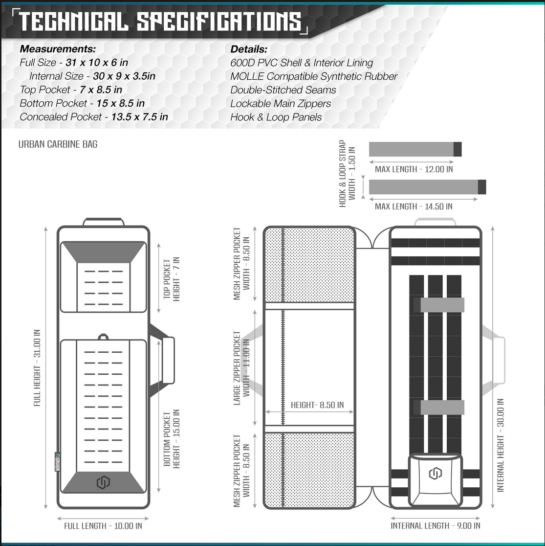 Urban Carbine 30" Case