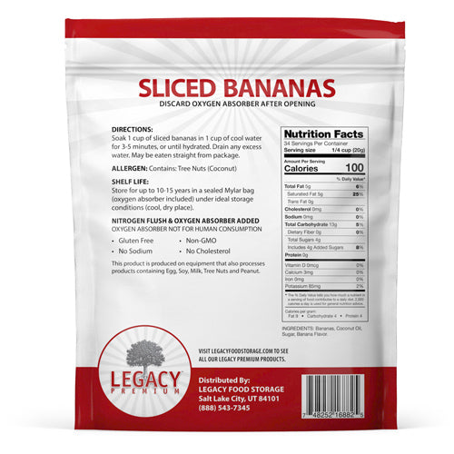Freeze Dried Sliced Banana