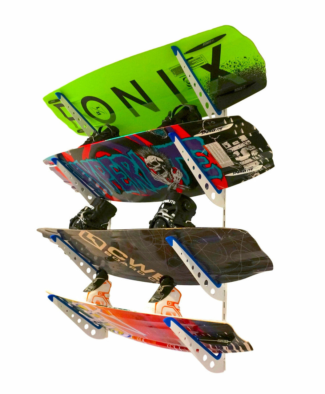 XSR Adjustable Wall Rack | Multi-Use | 4 Levels | White