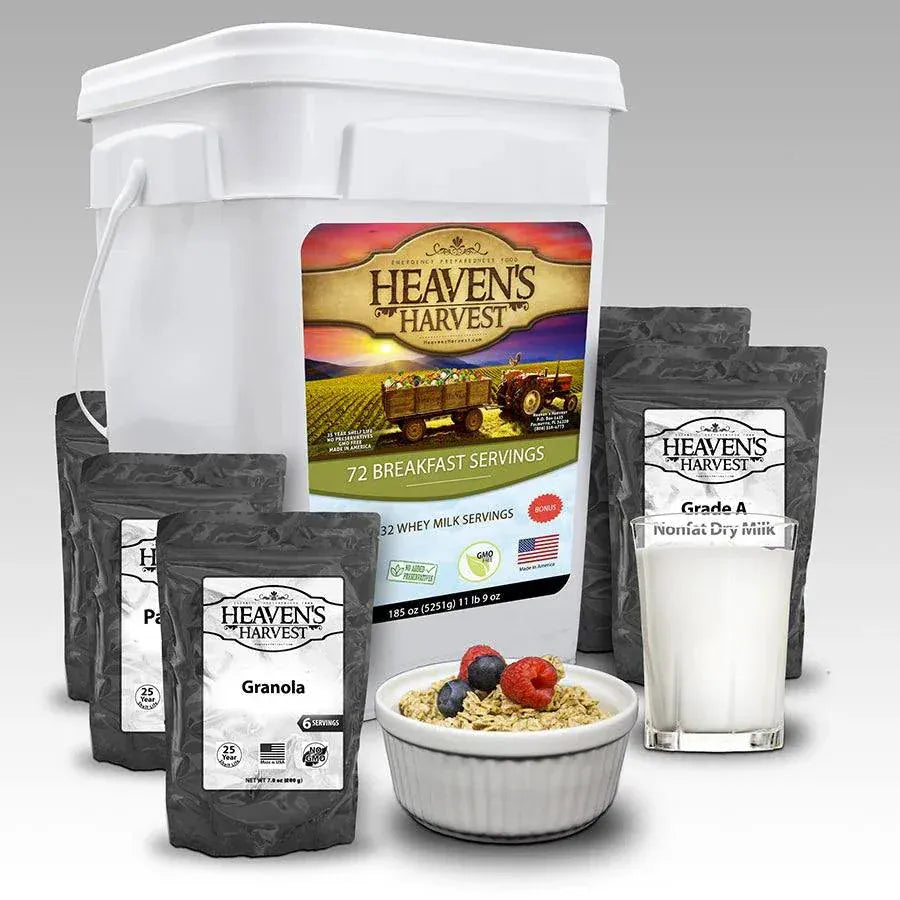 Heaven's Harvest 1 Month Combo Kit Emergency Food Storage Kits | Heaven's Harvest 1 Month Combo Kit