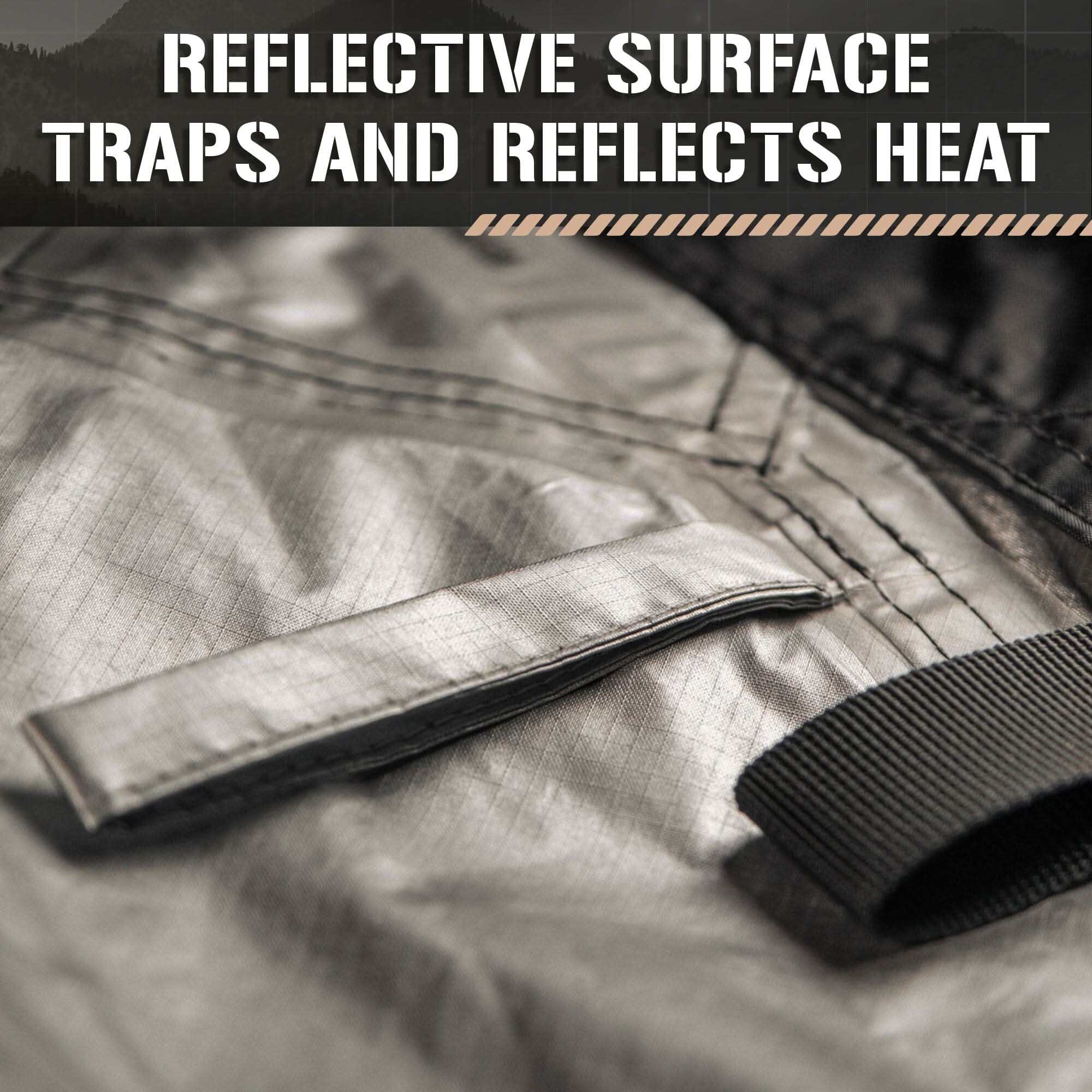 TITAN Survival Shelter Tarp Bushcraft Reflective Shelter Tarp Bushcraft Reflective Shelter Tarp | TITAN Survival