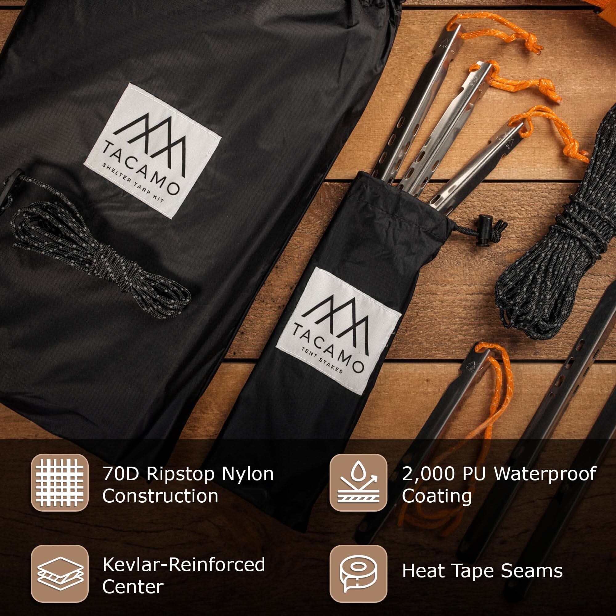 TITAN Survival Shelter Tarp Bushcraft Reflective Shelter Tarp Bushcraft Reflective Shelter Tarp | TITAN Survival