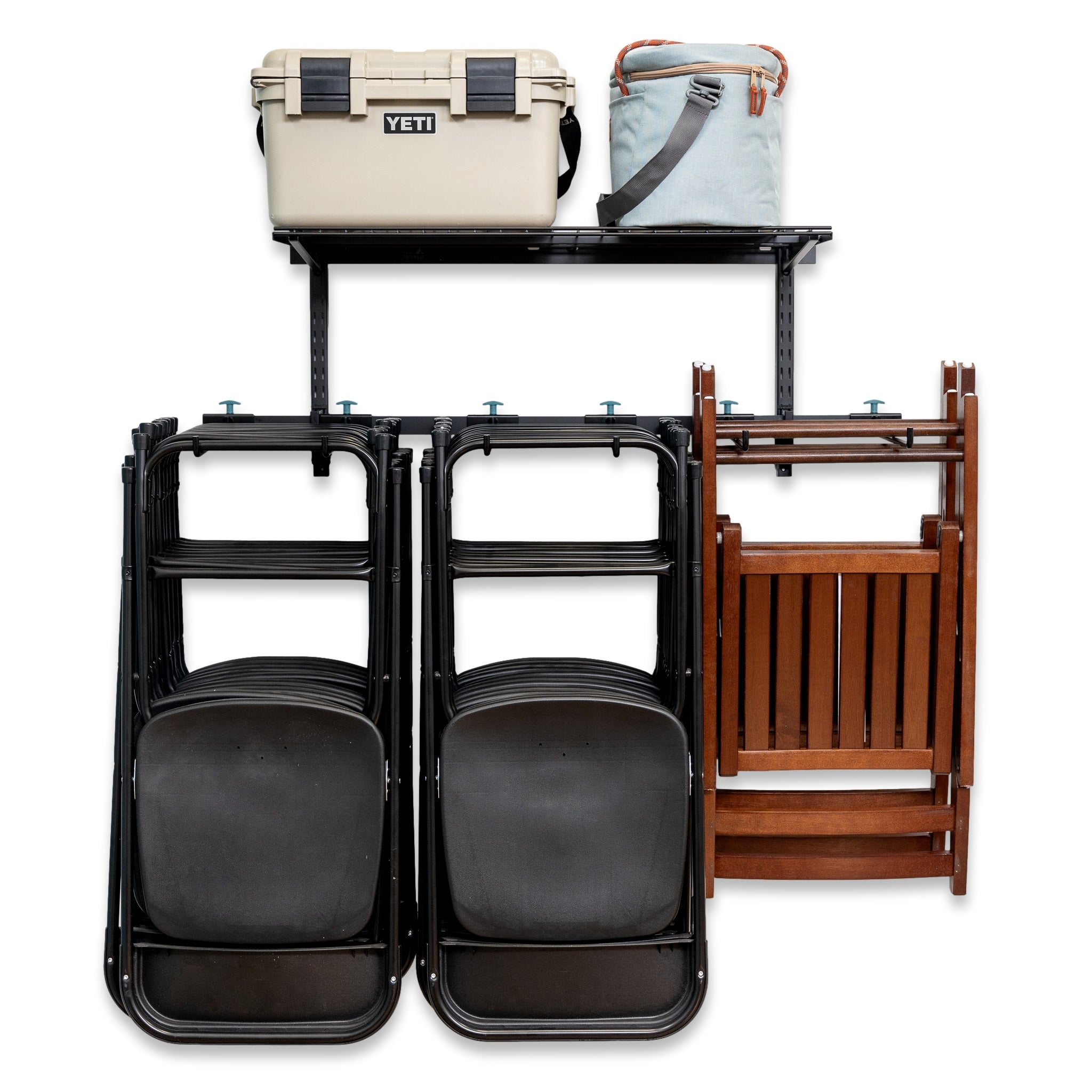 G-Chair + Shelf | Adjustable Wall Storage System | Holds 300 lbs