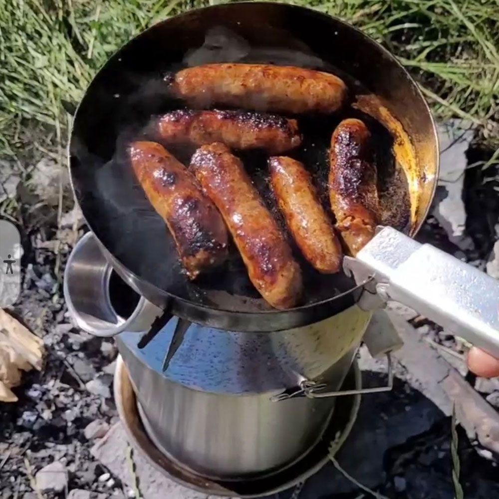 Cook Set (Stainless Steel) - Large for Base Camp or Scout Models