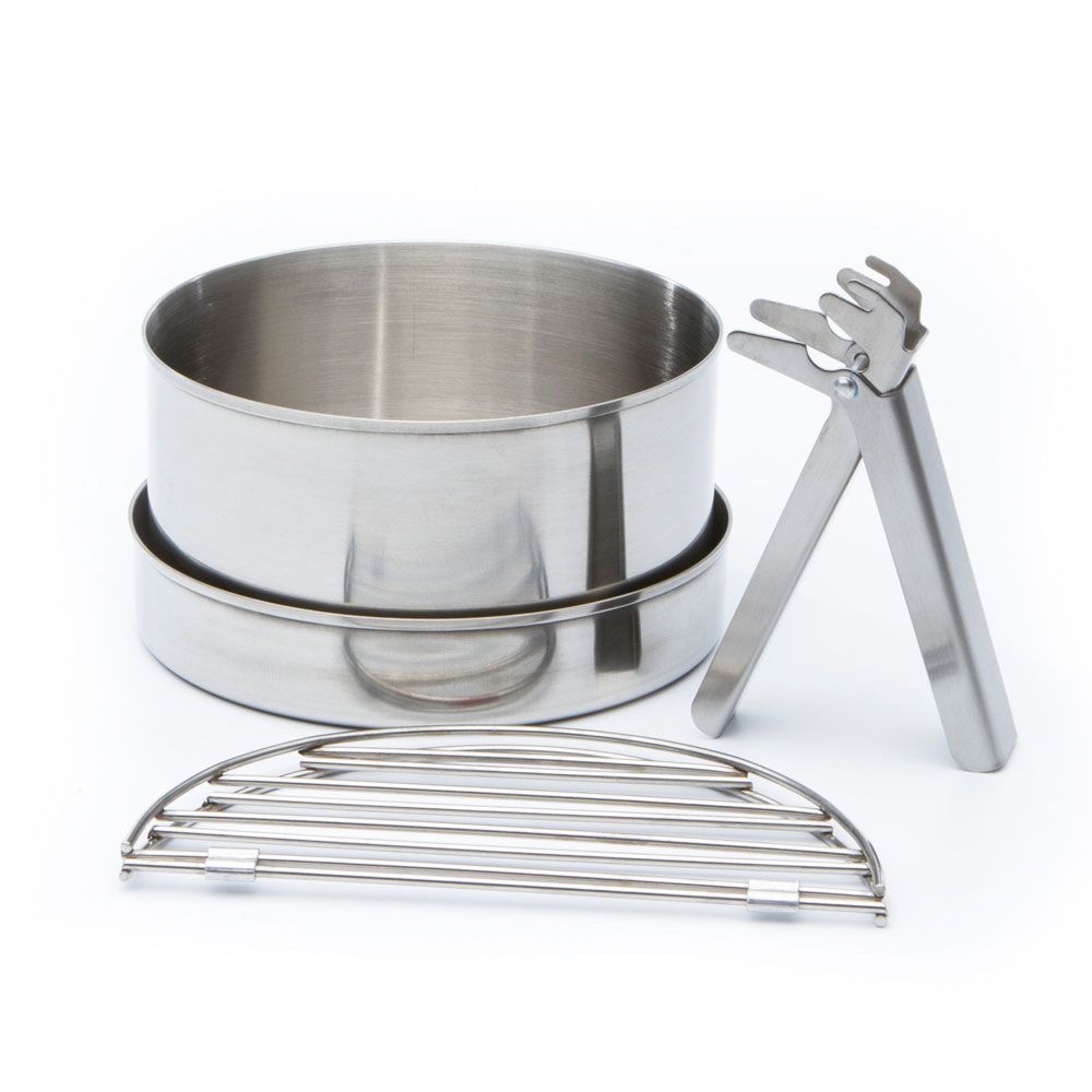 Cook Set (Stainless Steel) - Large for Base Camp or Scout Models