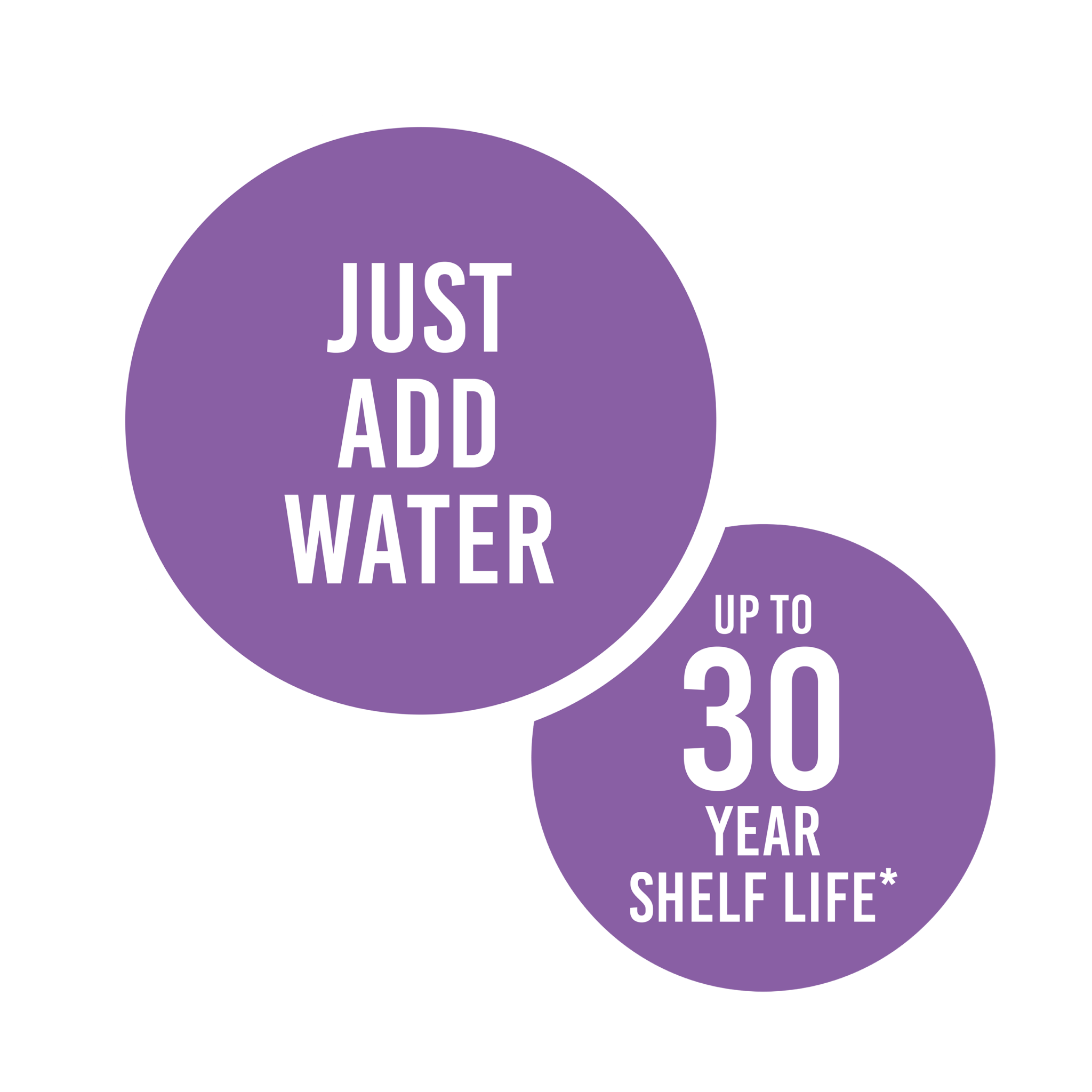 Dehydrated and freeze dried fruit variety pail with 86 servings and dessert topping