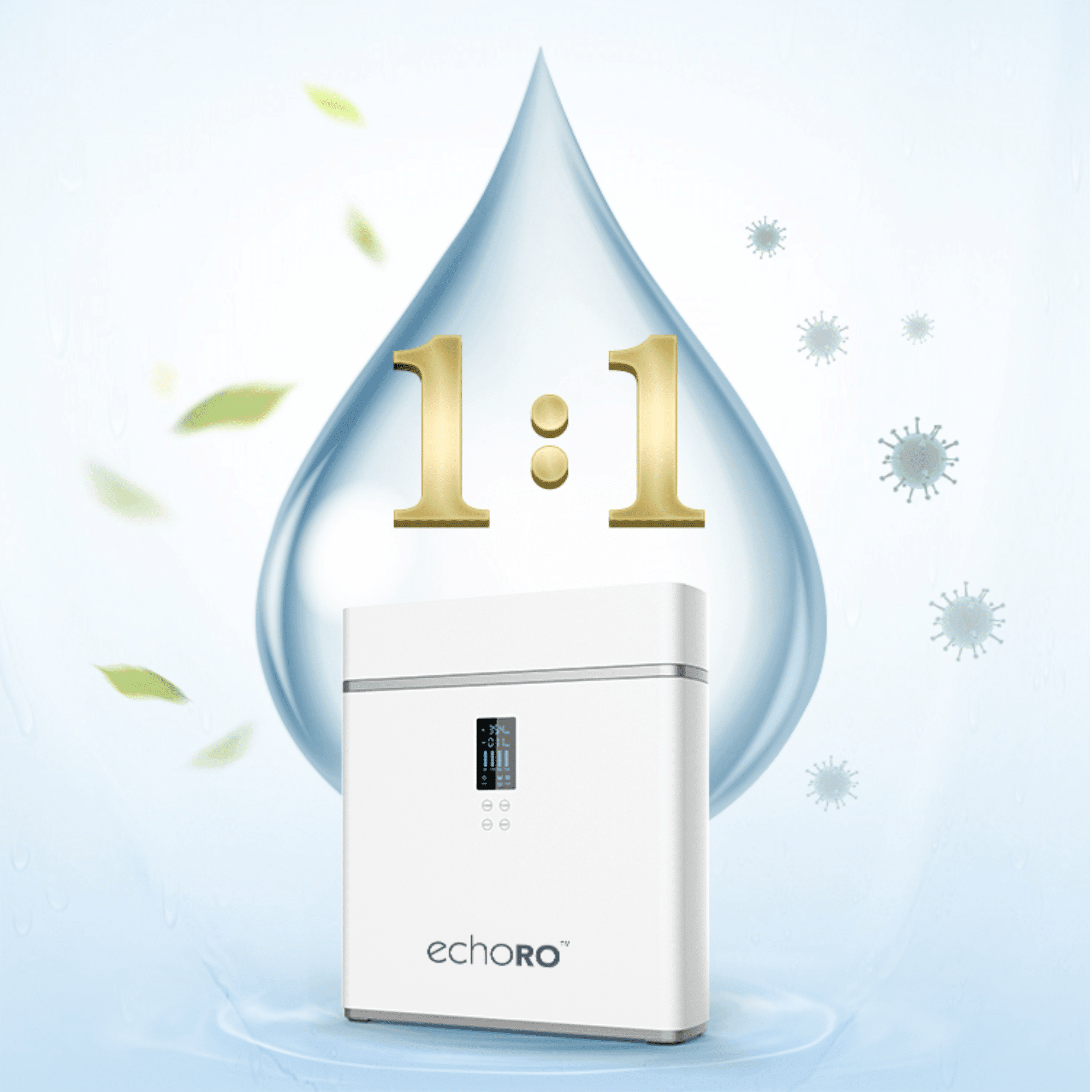 Echo Water Water Filtration Systems ECHO RO™ Water Filter Machine (Tankless Reverse Osmosis) ECHO RO Tankless Reverse Osmosis Water Filter