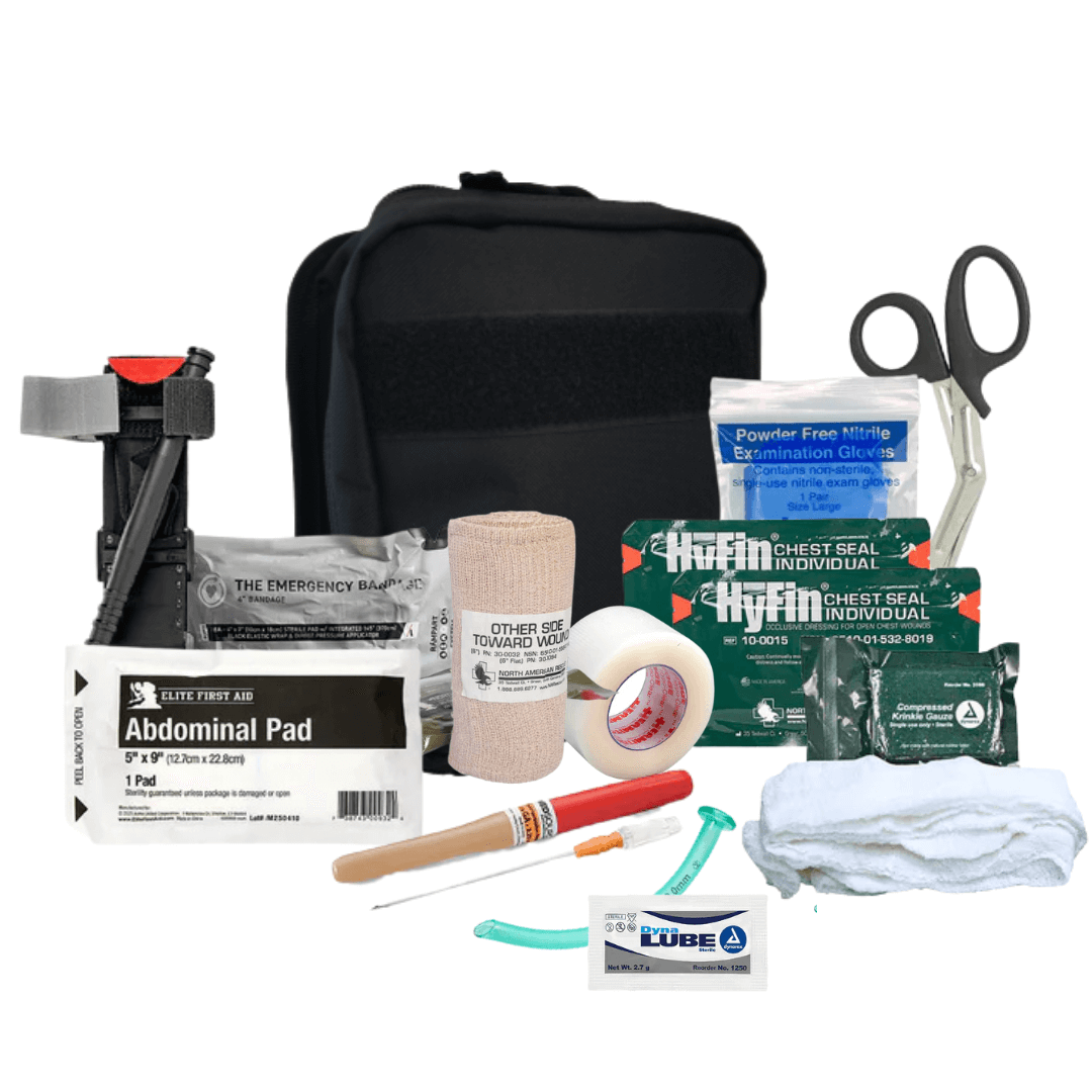 Enhanced IFAK – Pro Trauma Kit w/Tourniquet & Chest Seals