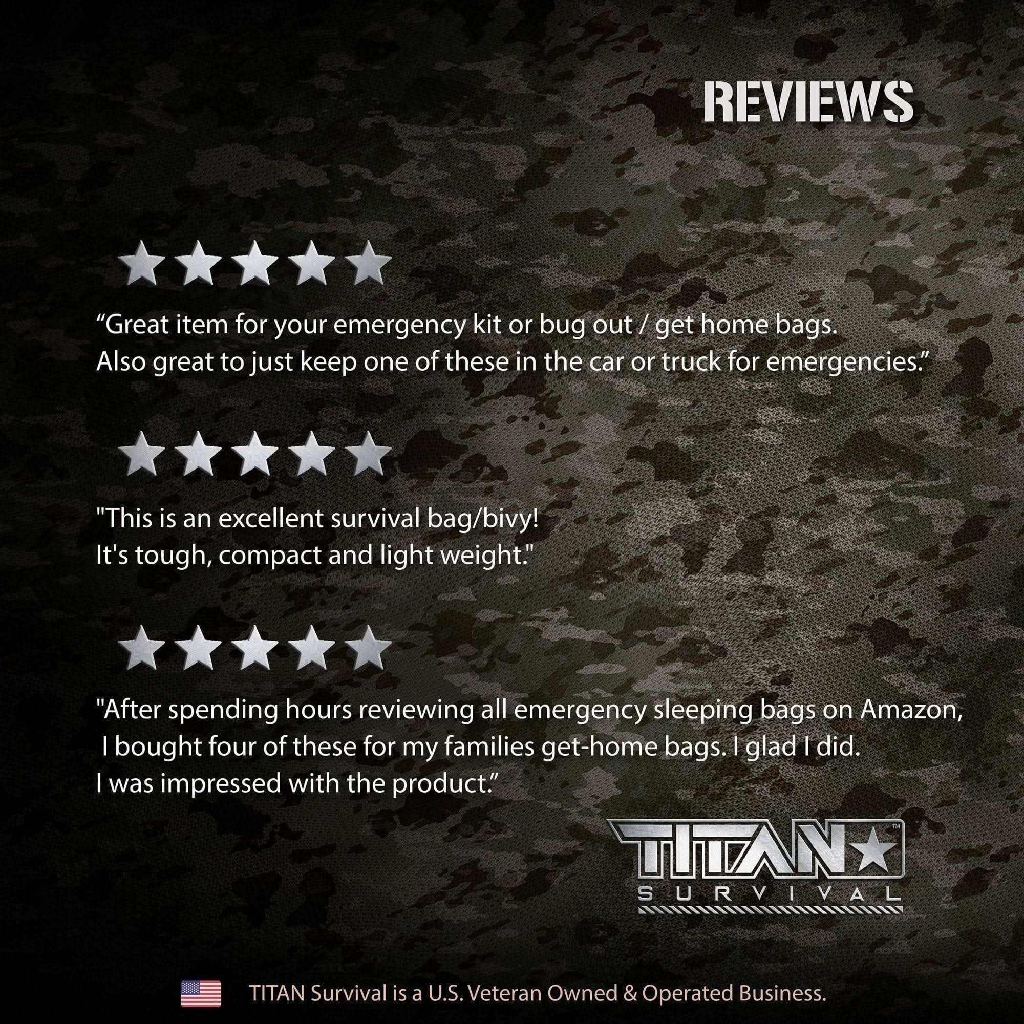 TITAN Survival Survival Blankets Emergency Sleeping Bags Emergency Sleeping Bags | TITAN Survival