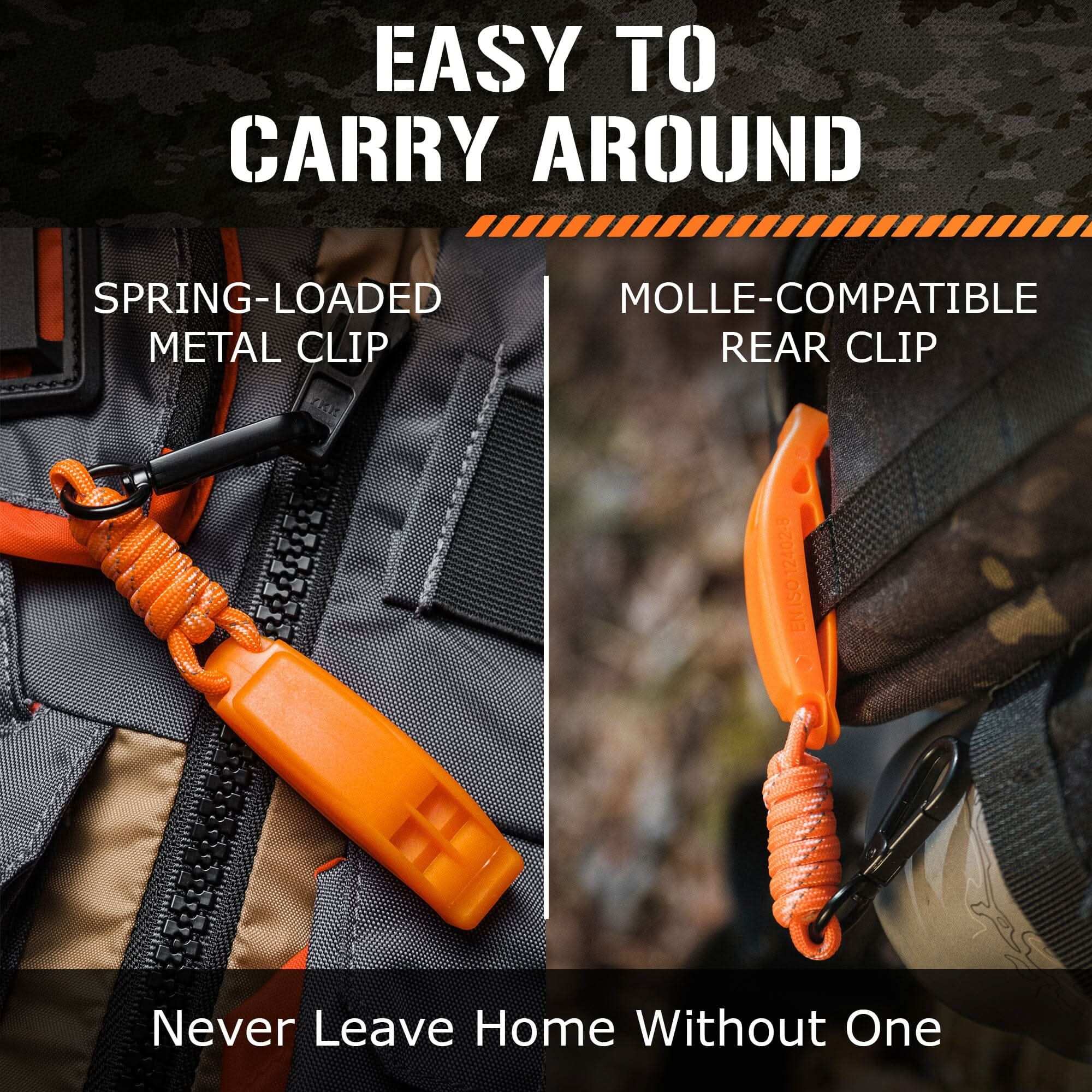TITAN Survival Care Emergency Whistles, 2-PACK Emergency Whistles, 2-Pack | TITAN Survival