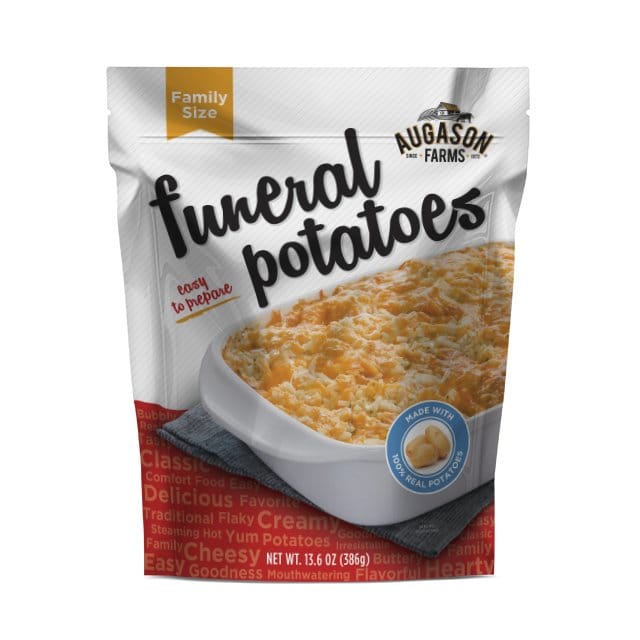 Augason Farms Funeral Potatoes Pouch, Cheesy Potato Casserole, 12 Servings Funeral Potatoes Cheesy Casserole Pouch - 12 Servings