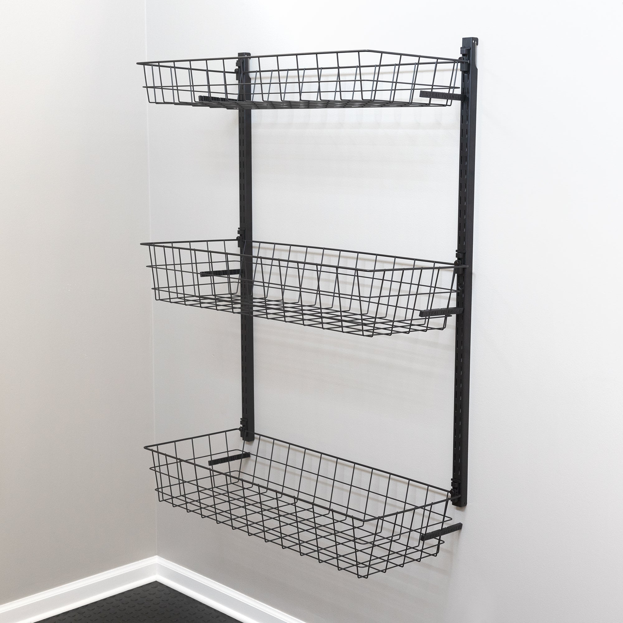 G-Basket | Adjustable Wall Storage System | Holds 120 lbs