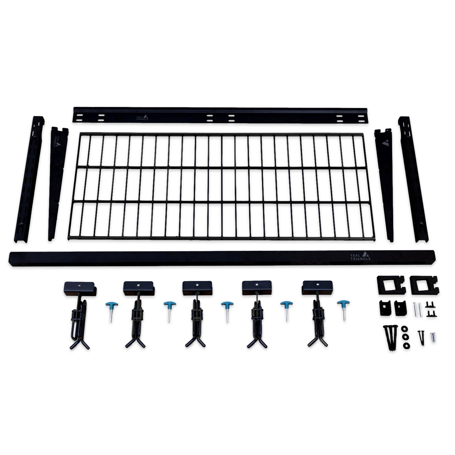 Lone Peak Ski + Shelf | Adjustable Wall Storage System | Holds 5 Pairs of Skis