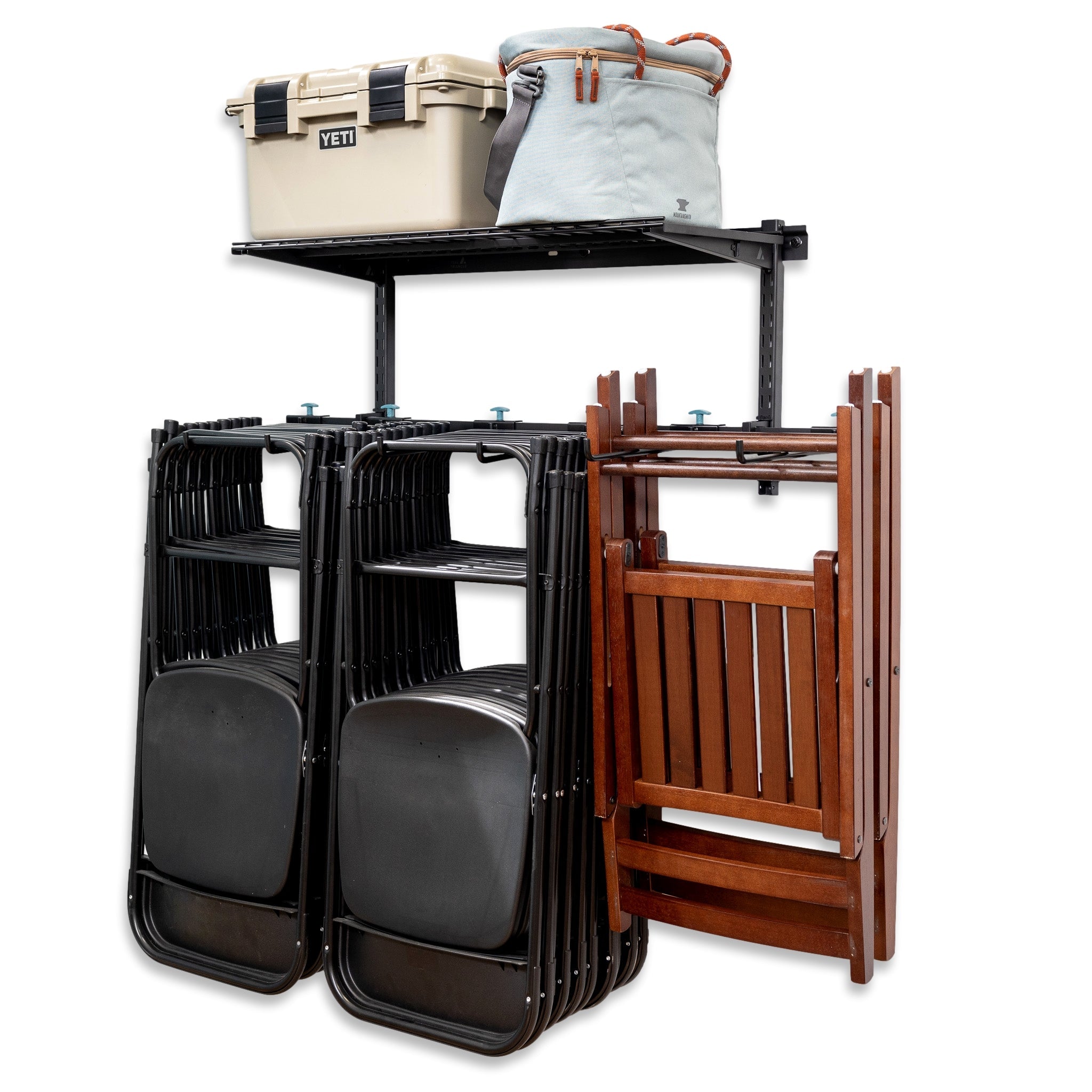 G-Chair + Shelf | Adjustable Wall Storage System | Holds 300 lbs