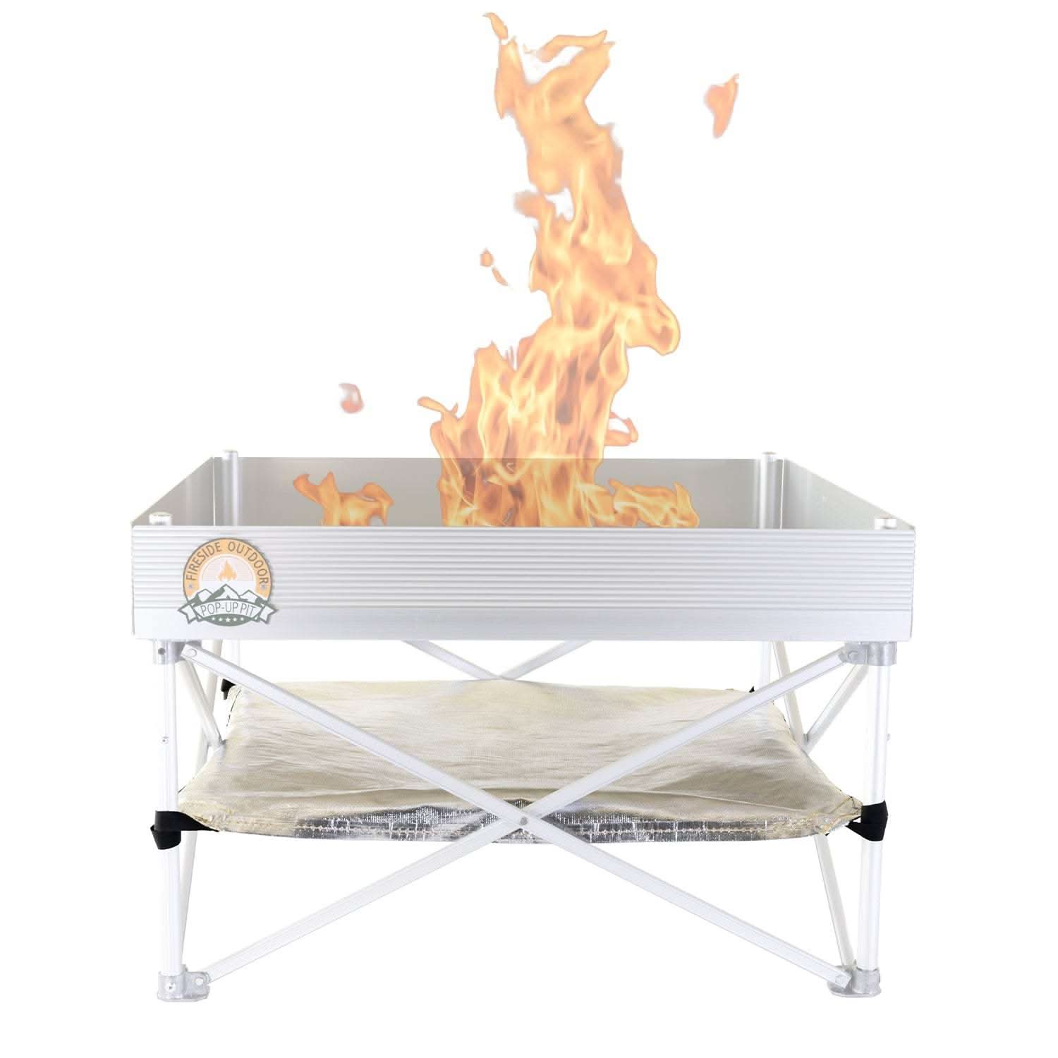 Fireside Outdoor Pop-Up Pit Accessories Pop-Up Fire Pit Heat Shield Pop-Up Fire Pit Heat Shield – Protect Surfaces from Heat Damage Efficiently