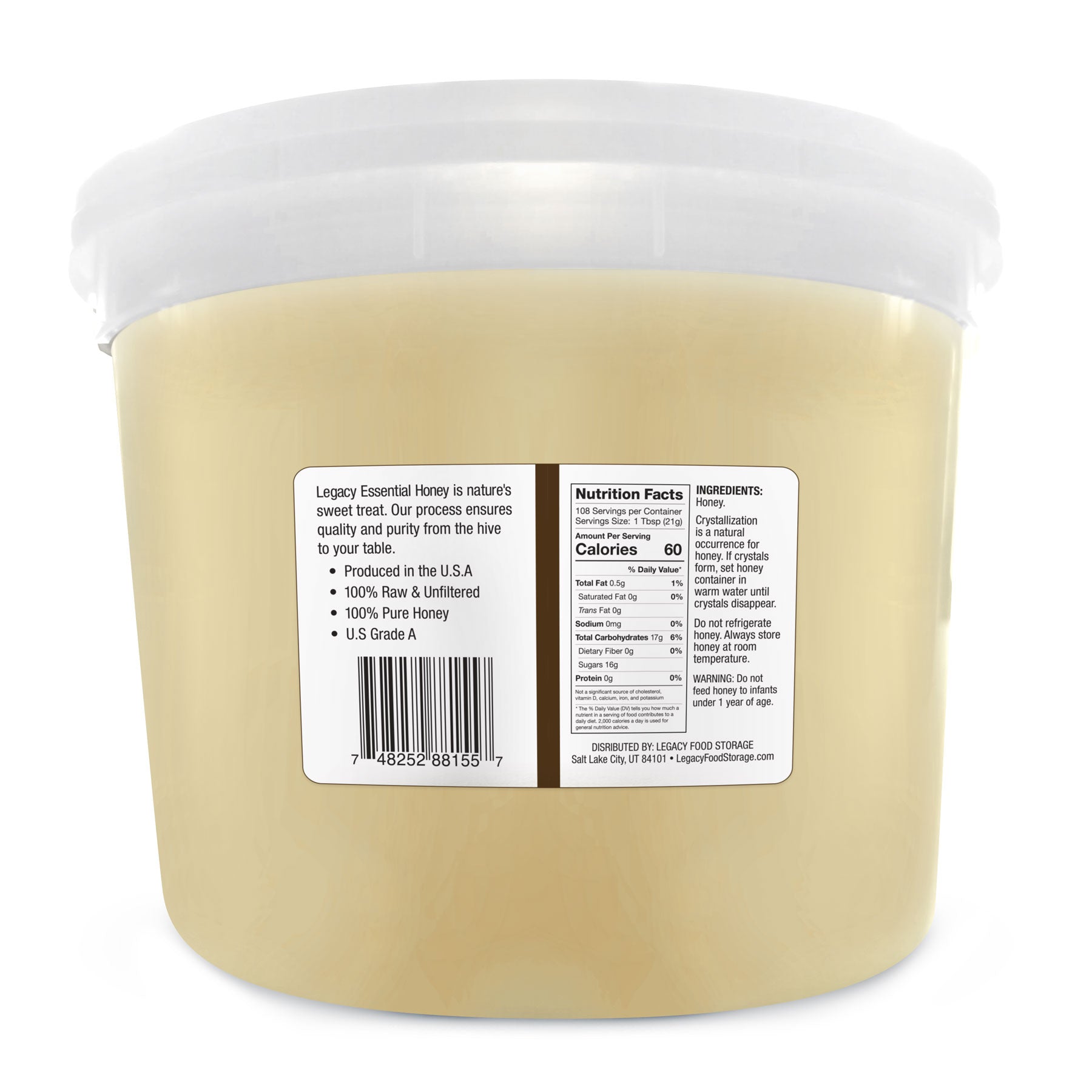 100% Pure Honey - Raw and Unfiltered