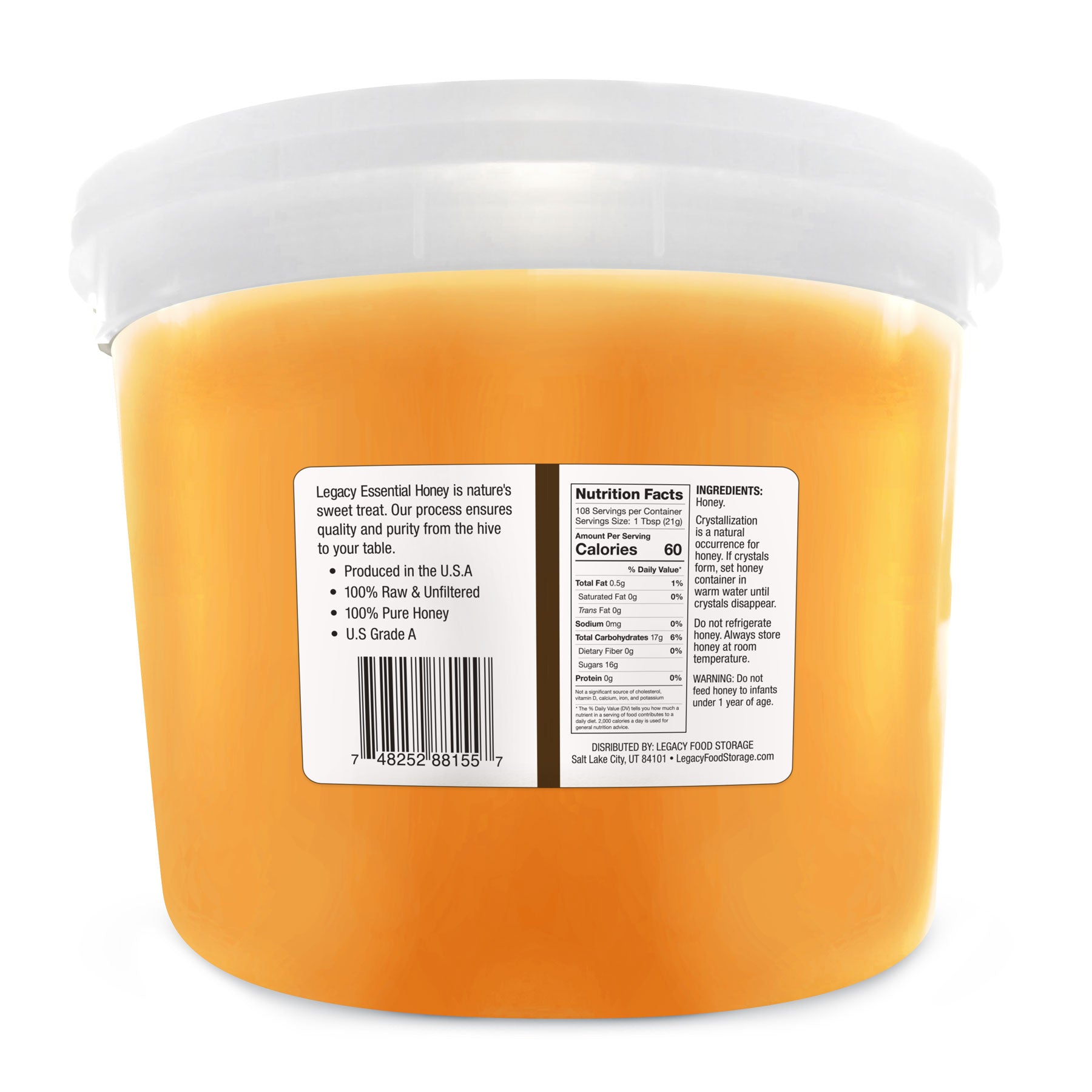 100% Pure Honey - Raw and Unfiltered