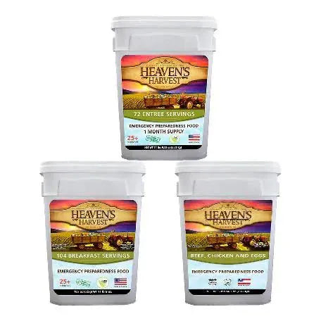 Heaven's Harvest 1 Month Combo Kit Emergency Food Storage Kits | Heaven's Harvest 1 Month Combo Kit