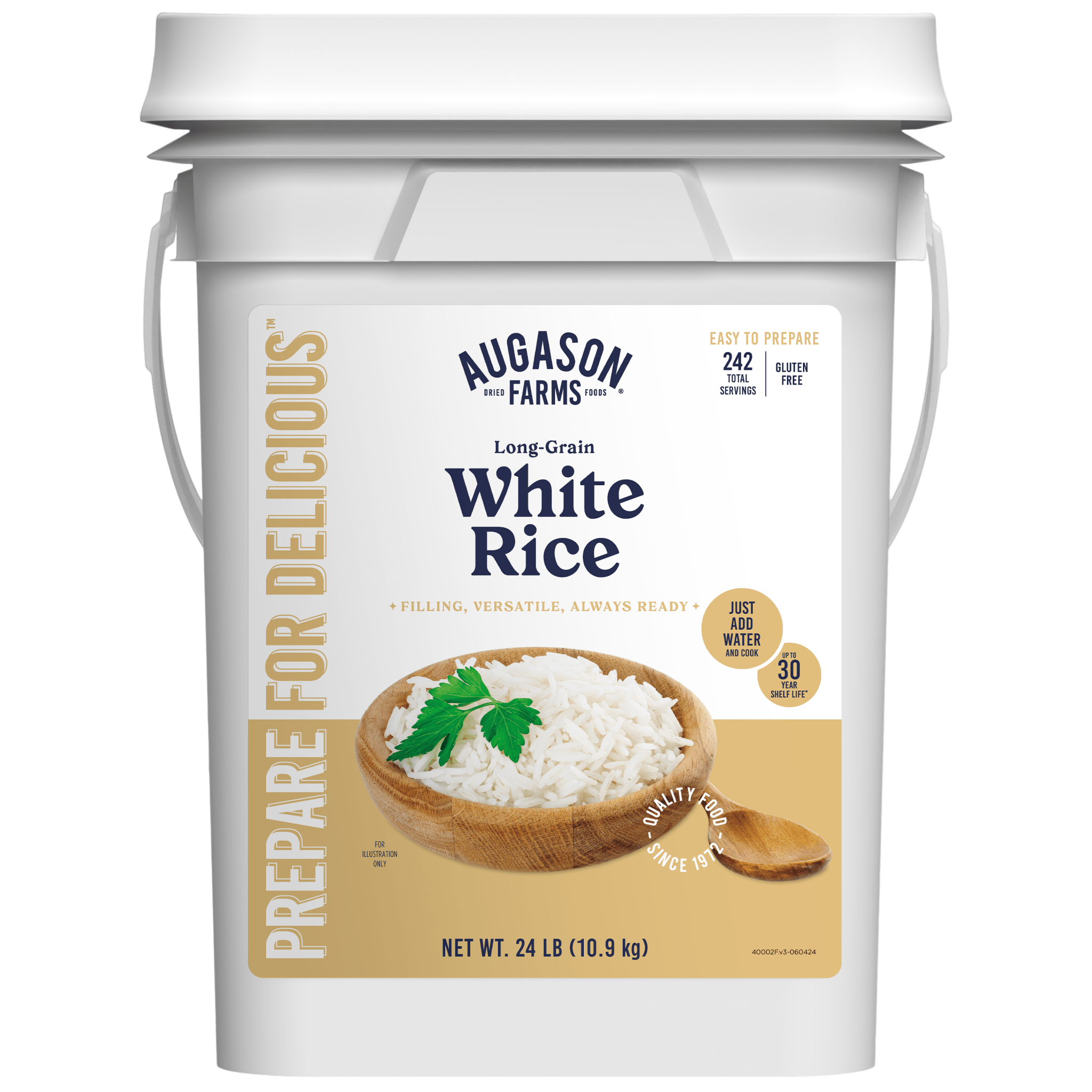 Long Grain White Rice, 242 Servings