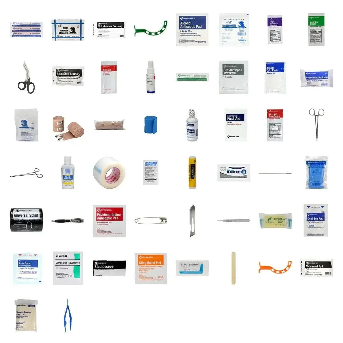 ViTAC Solutions First Aid Kits M-17 Medic Kit w/Basic Wound Care & Bleeding Control M-17 Medic Kit - Comprehensive Trauma First Aid for Emergency Preparedness